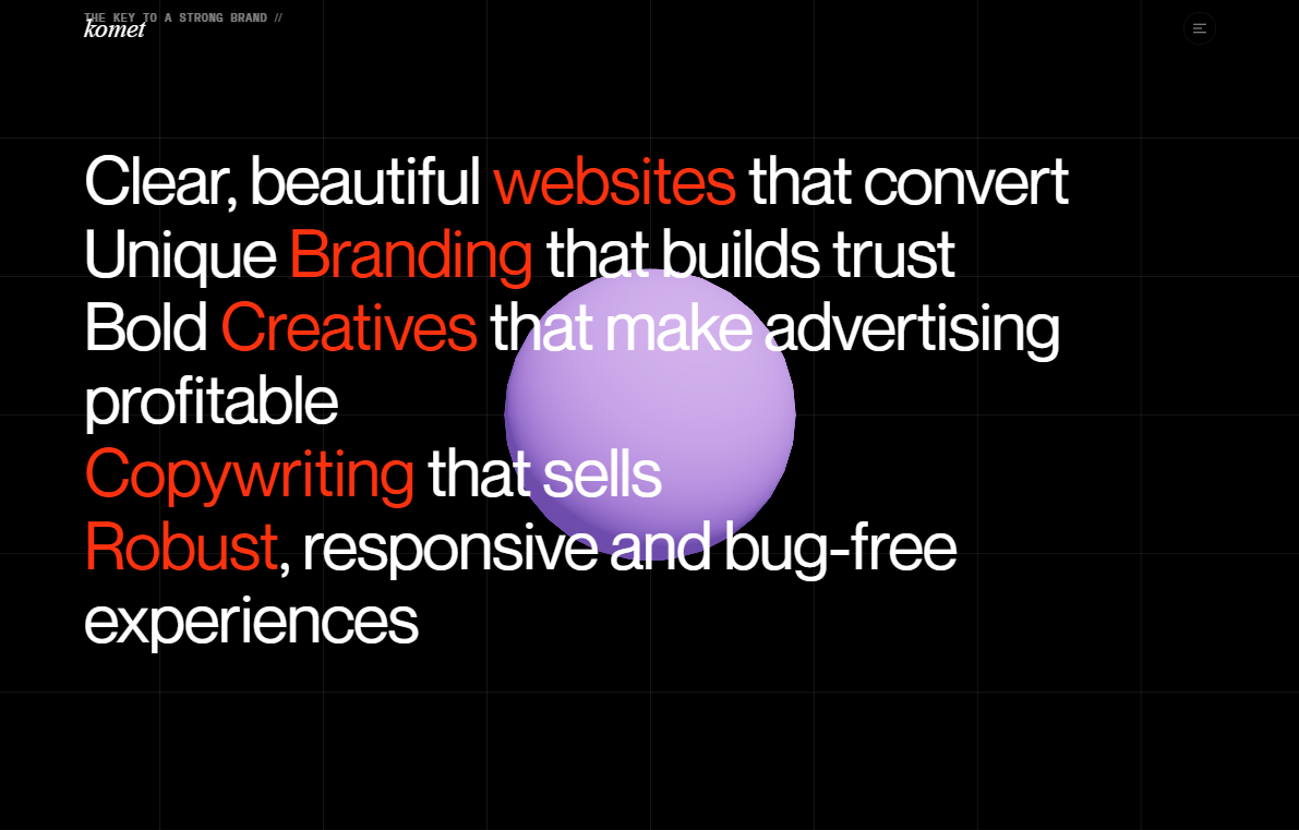 Komet website image 3